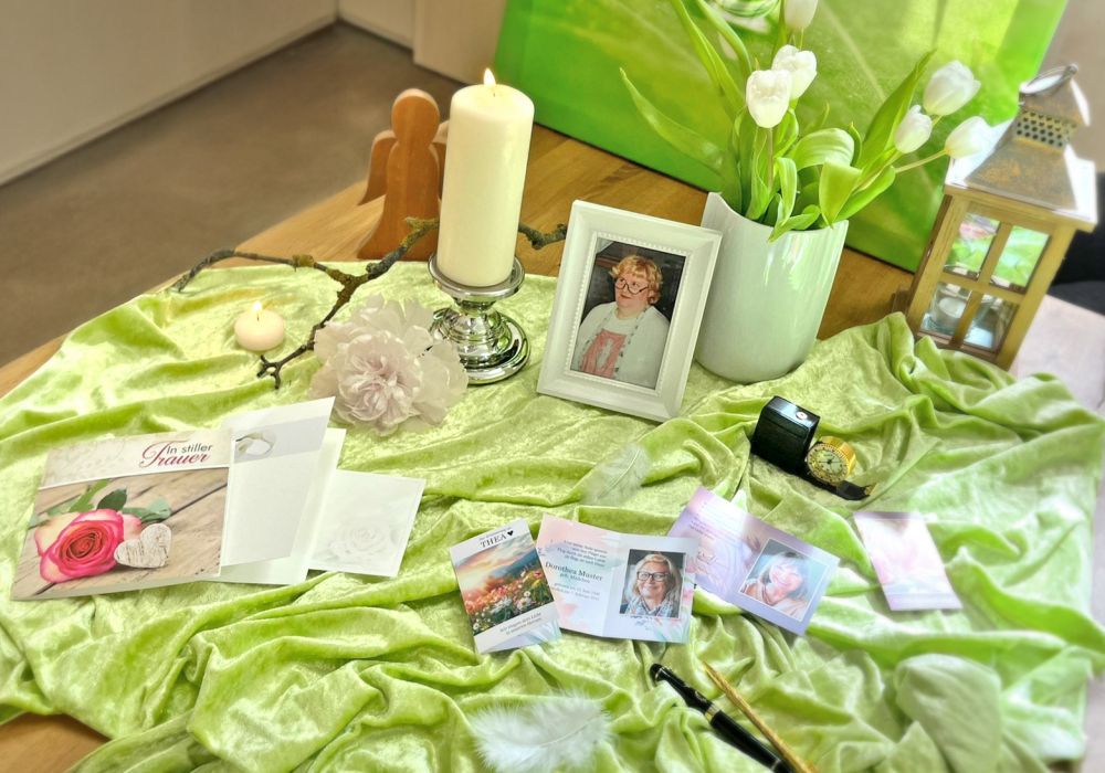 Trauerkarten bei Pietät Wegmann in Aschaffenburg